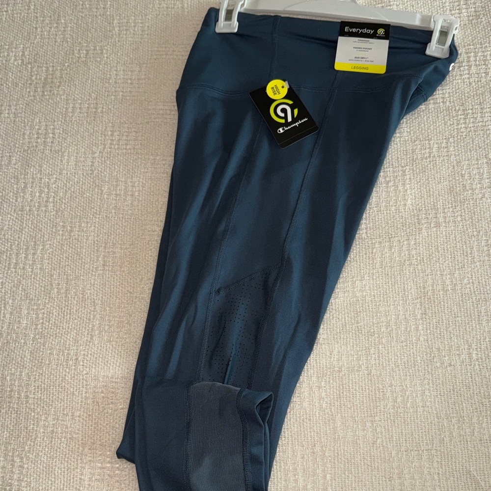 Blue High Rise Leggings M